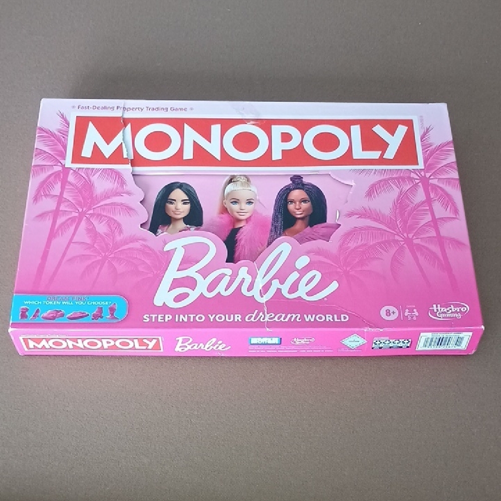 Barbie Monopoly Game - Pink and Red
